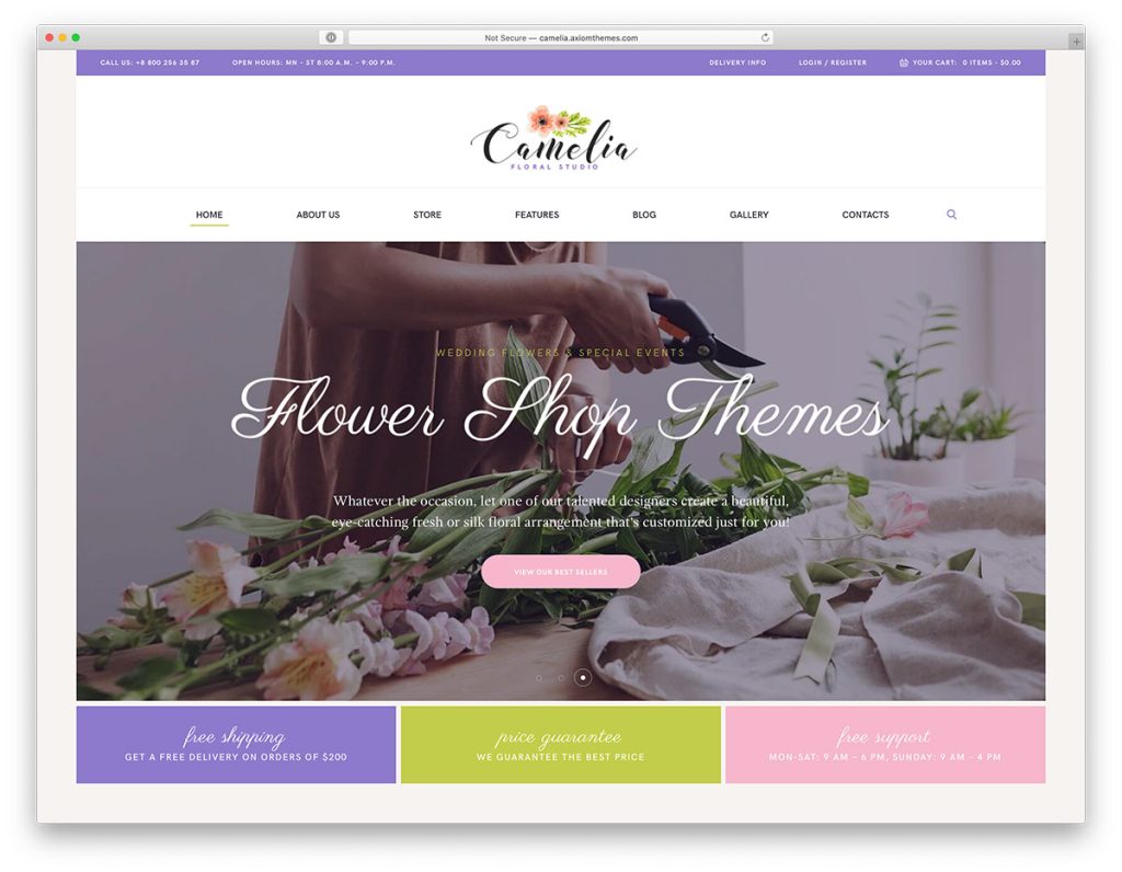 9 Best Flower Shop WordPress Themes 2024