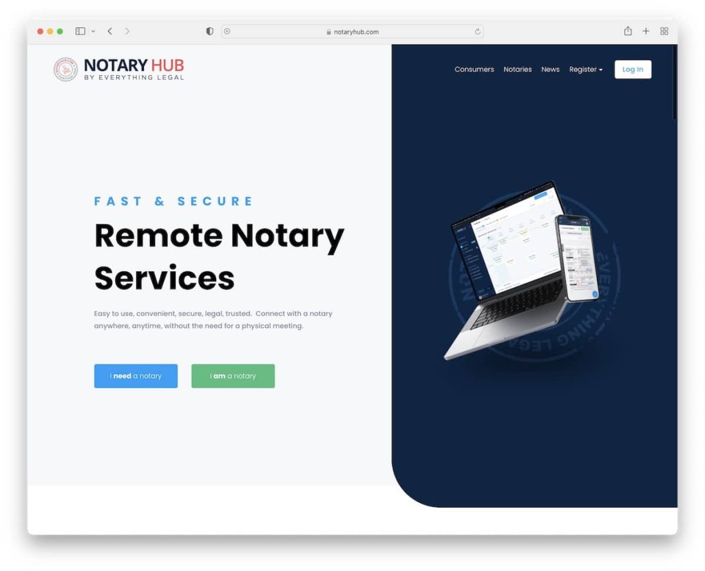 15 Best Notary Websites (Examples) 2024