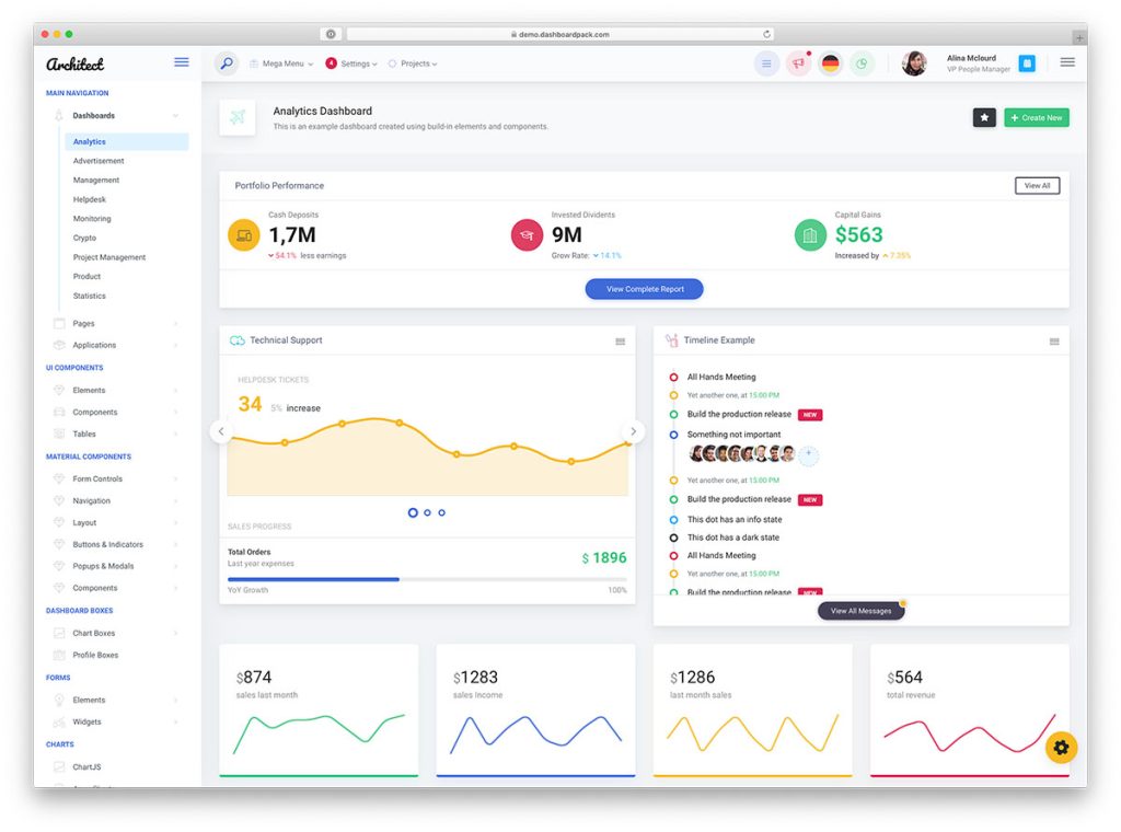 8 Best VueJS Templates Based On Bootstrap 2024