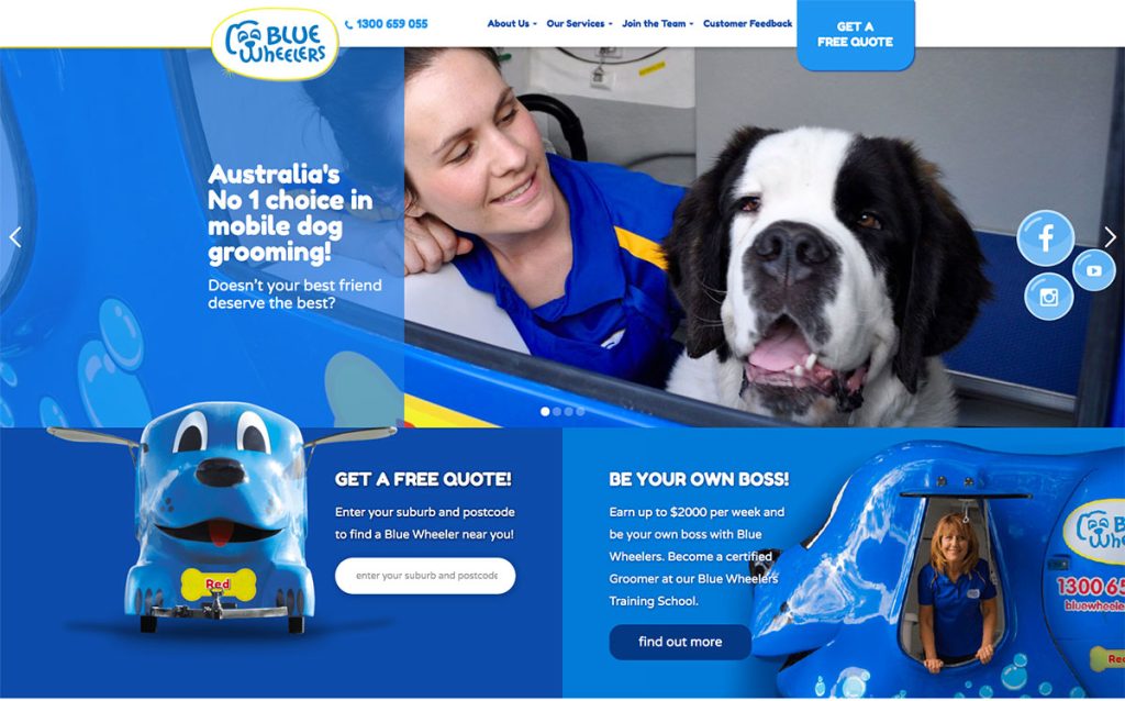 15 Stunning Dog Grooming Websites 2024