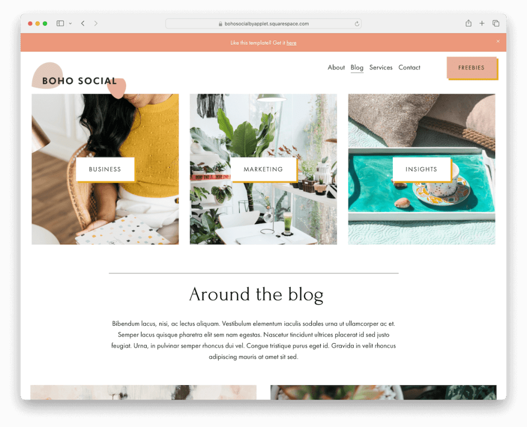 20 Best Squarespace Blog Templates 2024
