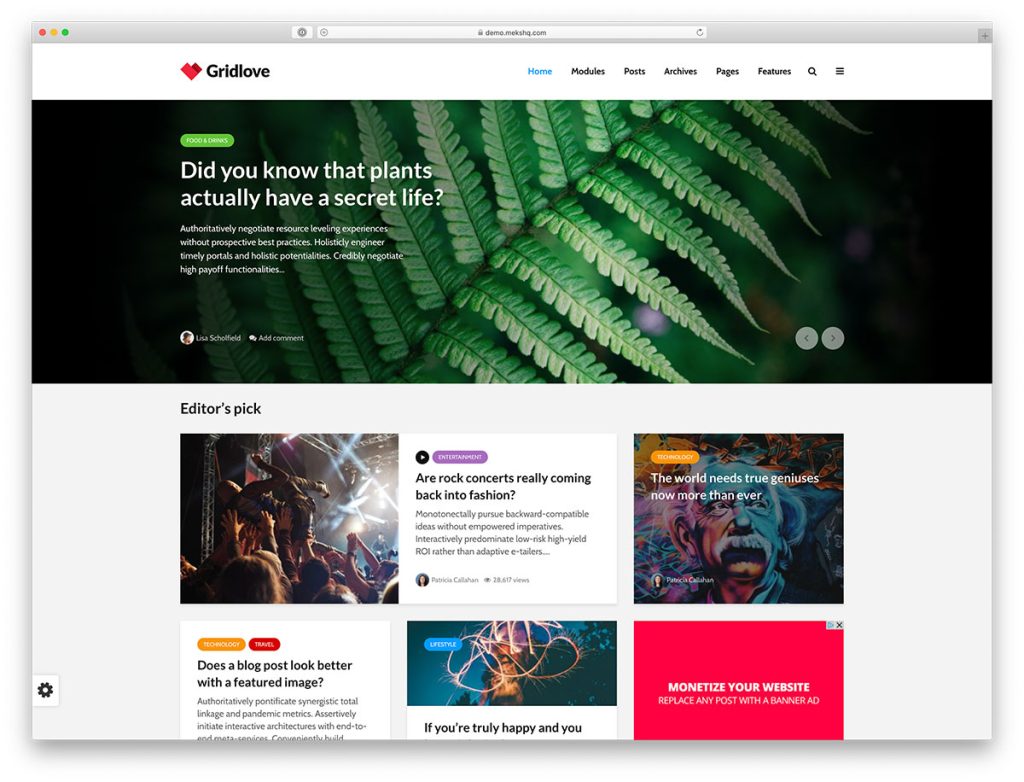 22 Best Masonry Grid WordPress Themes (2024)