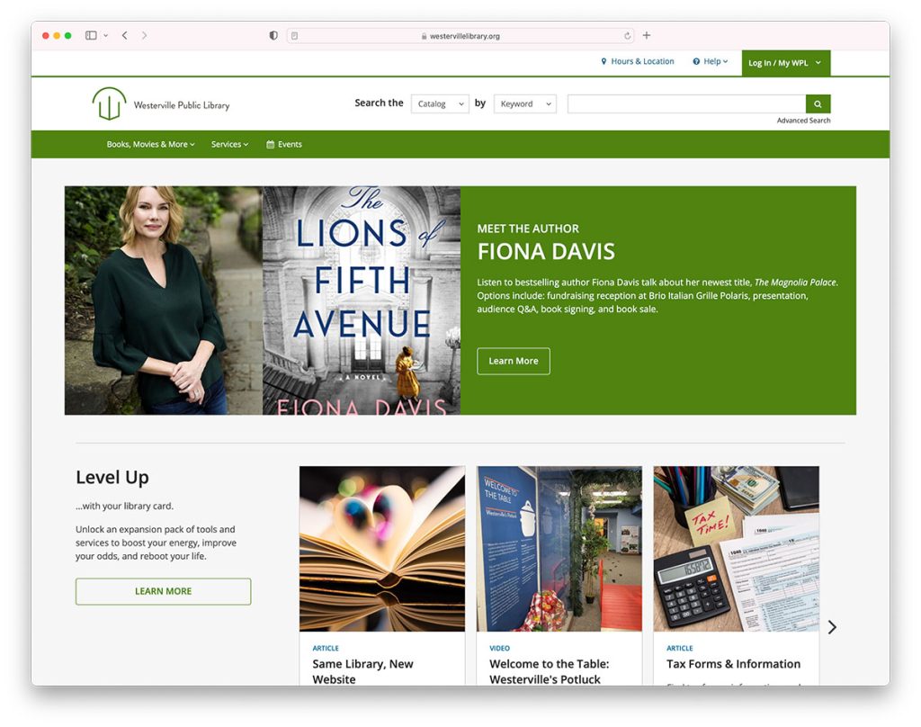 19 Best Library Website Design Inspiration 2024