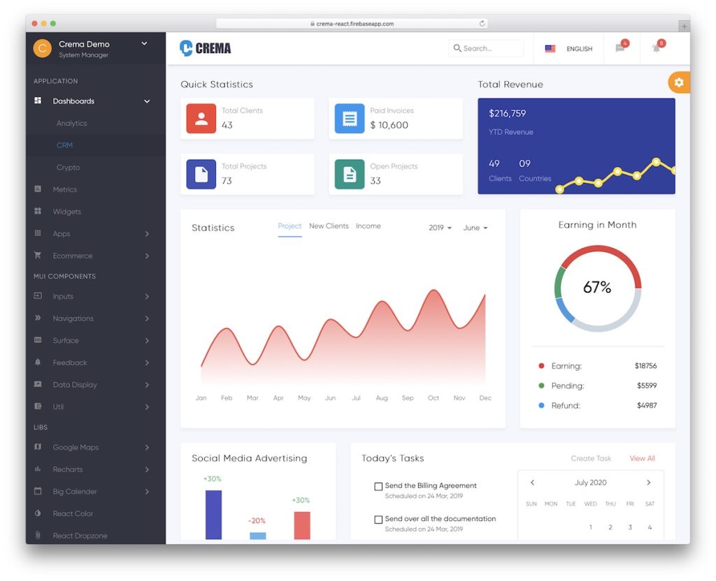 13 Best Material UI Templates [Free & Premium] 2024