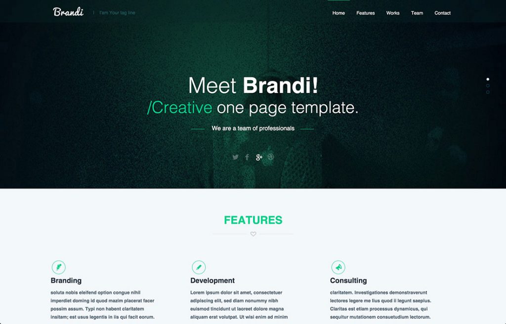 18 Free One-Page PSD Web Templates in 2024