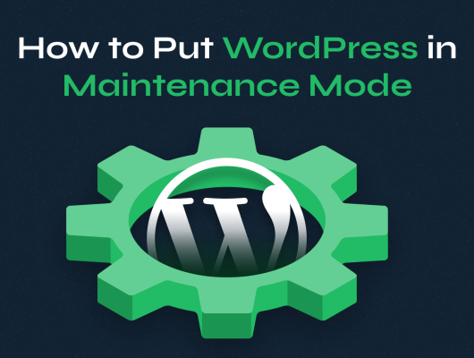 how to put wordpress in maintenance.png