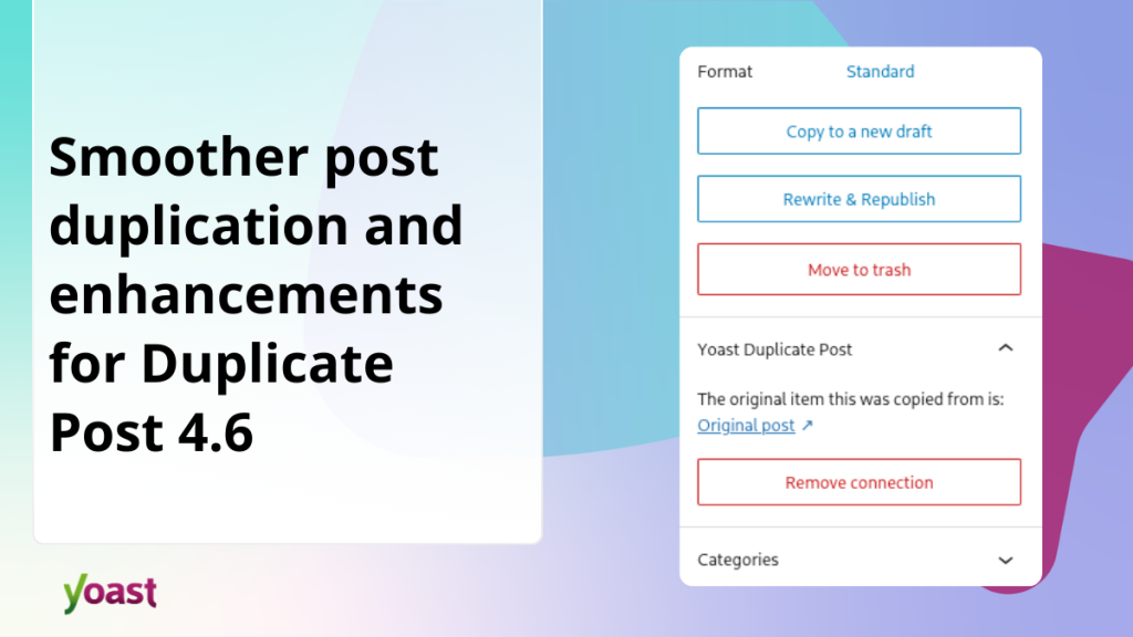 New Features and Improvements • Yoast