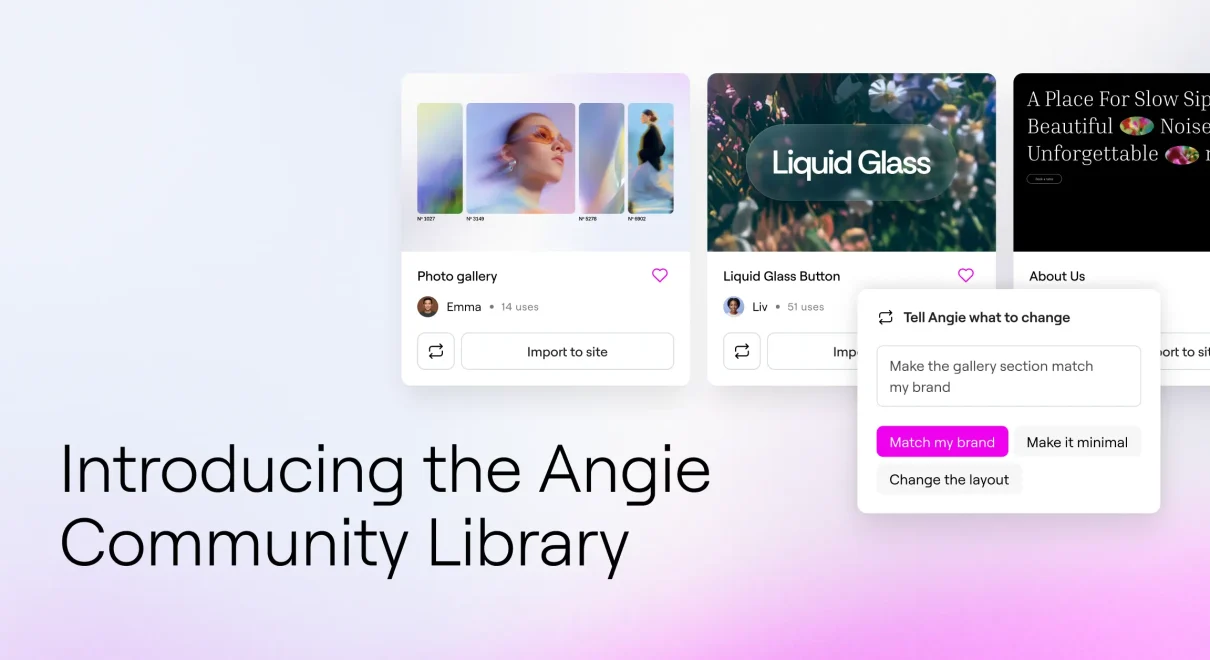 Share what you build, remix what others share with Angie’s Community Library 1 Share what you build Cover.webp.webp