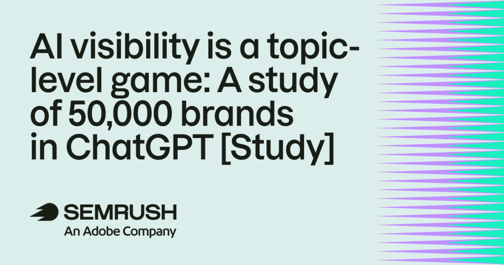 A study of 50,000 brands in ChatGPT [Study]