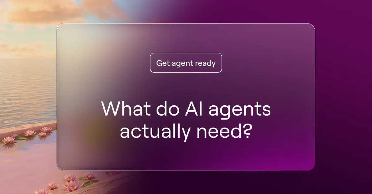The agent-ready approaches that are catching on, and what AI agents actually use 1 The agent ready post.webp.webp